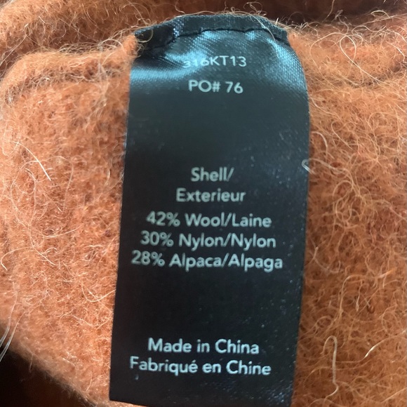 ELIZABETH & JAMES Alpaca Wool Shrug Sweater - Picture 4 of 5